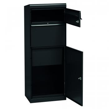 Preview: Paketbriefkasten MEFA Maple (661) Schwarz Grau Semi Matt RAL7021M ohne Namensschild